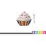 Colchoneta Inflable Intex Cupcake 142x135 cm PVC Pileta