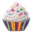 Colchoneta Inflable Intex Cupcake 142x135 cm PVC Pileta