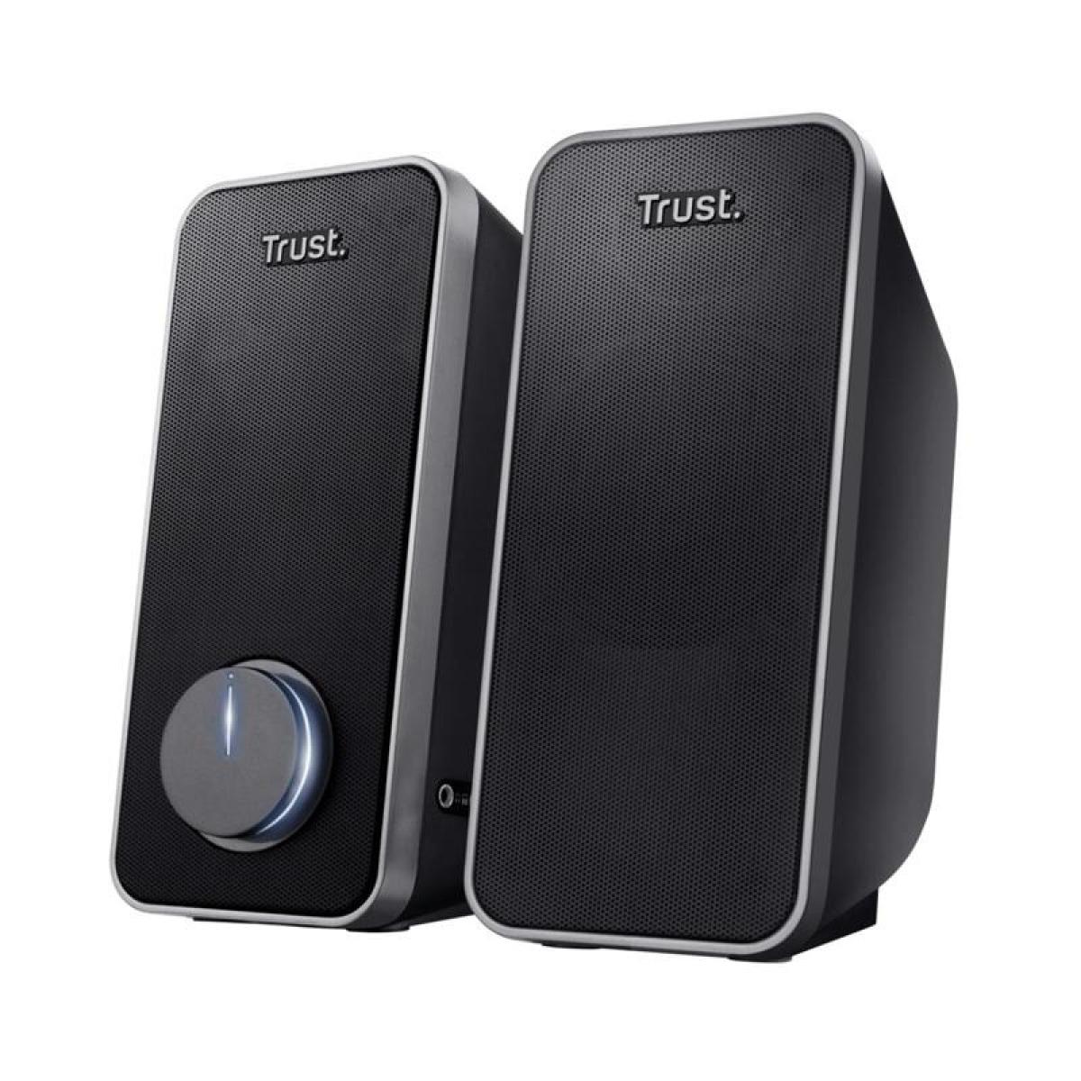 Parlantes Trust Arys 2.0 28W USB con Control de Volumen