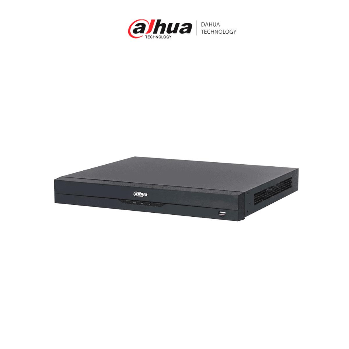 Grabadora de video en red WizSense NVR Dahua 8 Canales 32MP 8K 2 HDD + IA