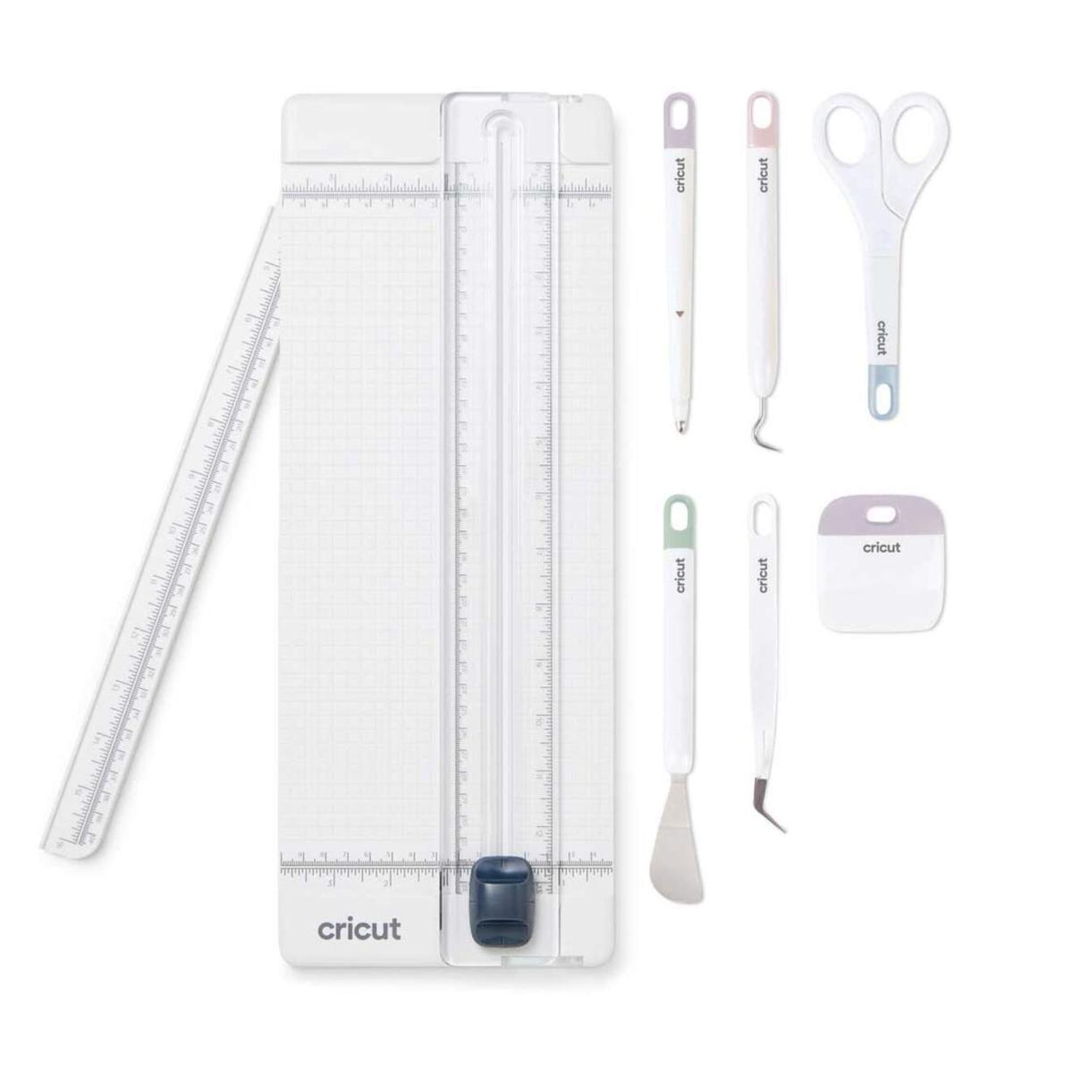 Kit 7 Herramientas Cricut Esenciales con Recortador 13 Pulgadas