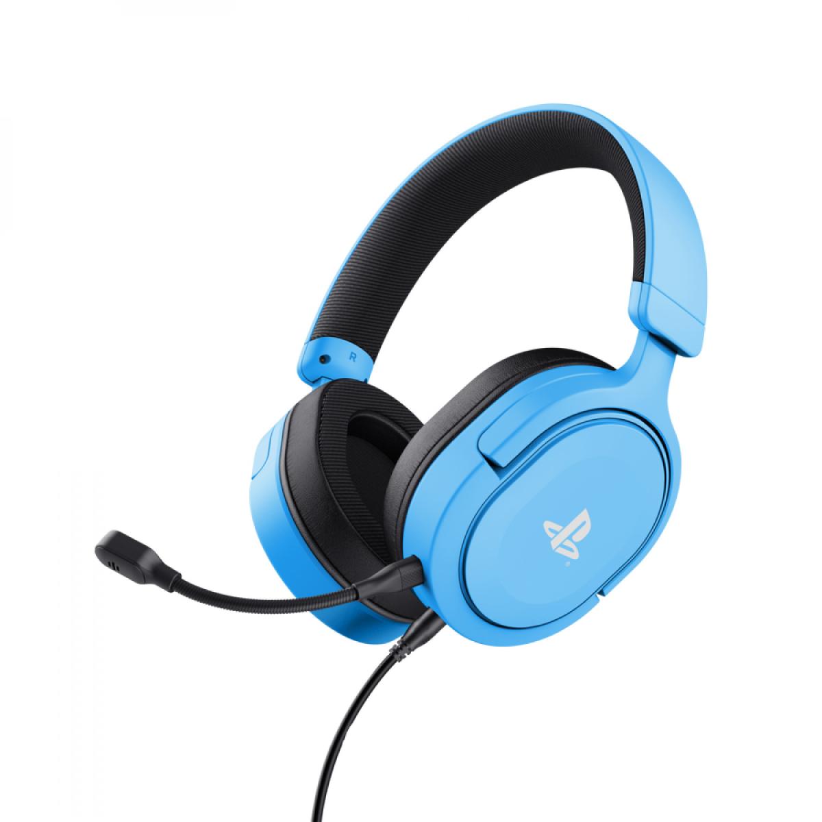 Auricular Gamer Trust GXT 498B Forta PS5 Licencia Oficial Azul