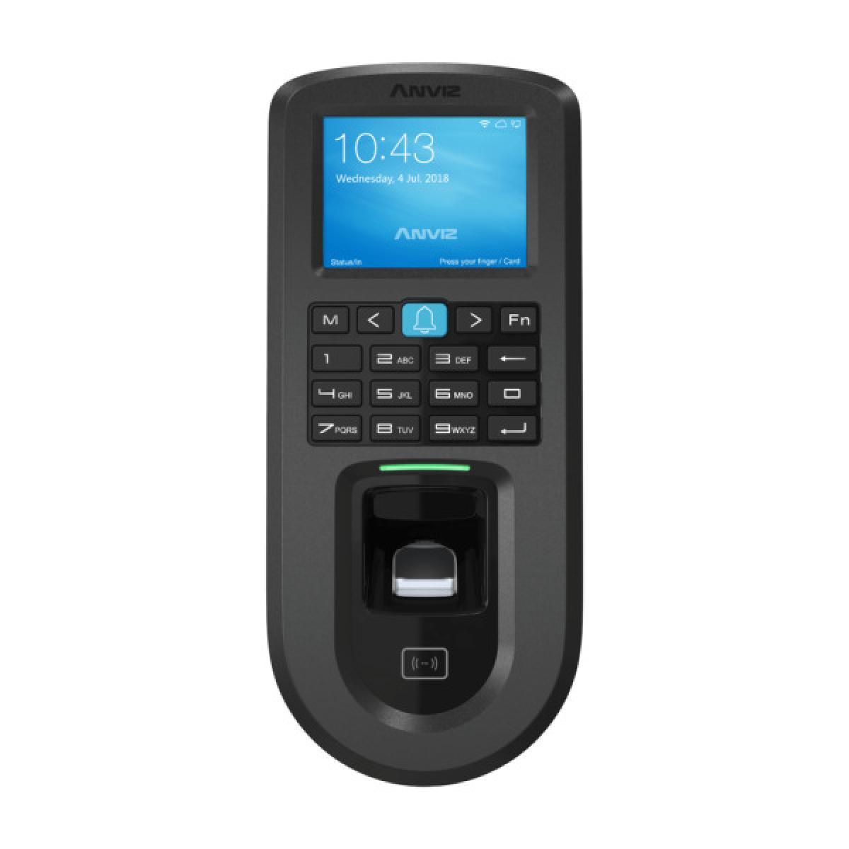 Control de Acceso Anviz VF30PRO-W WiFi Huella RFID PIN IP55 PoE