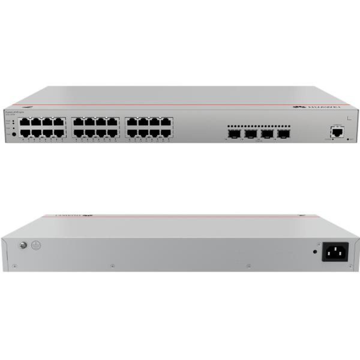 Switch Huawei S220-24P4X 24 Puertos PoE+ 4 SFP+ 10G Layer 2+