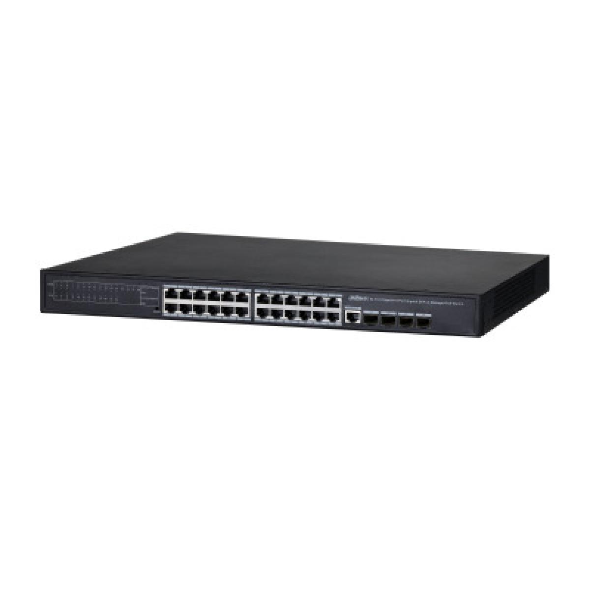 Switch PoE gestionado Dahua DH-PFS4428-24GT-370 de 24 puertos Gigabit