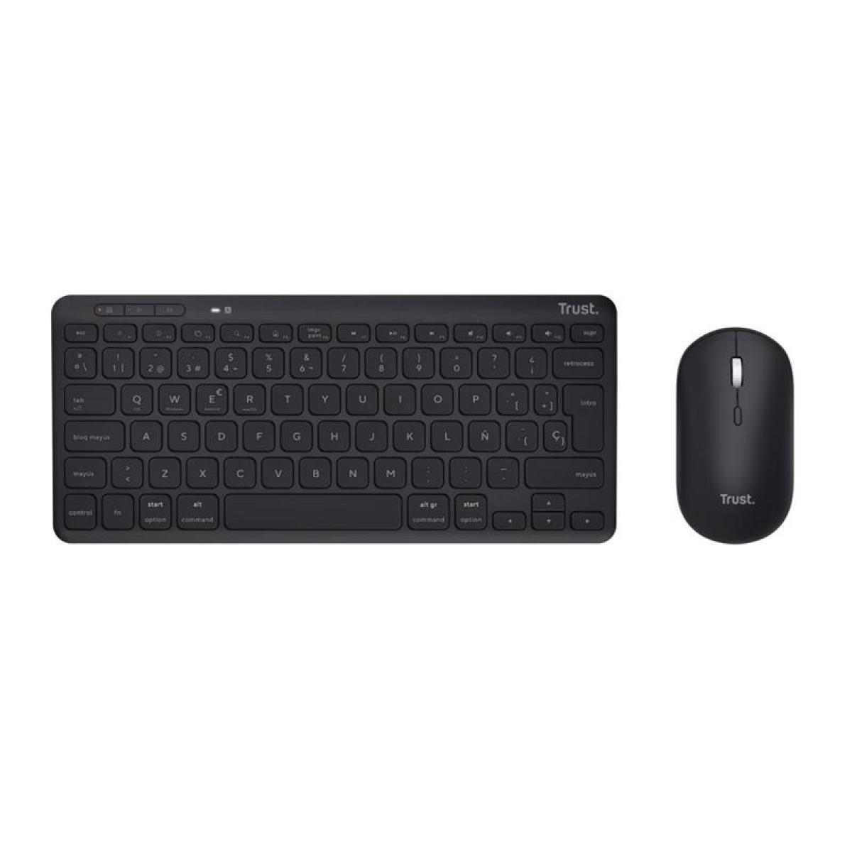 Combo Inalambrico Trust Lyra Teclado y Mouse Recargable