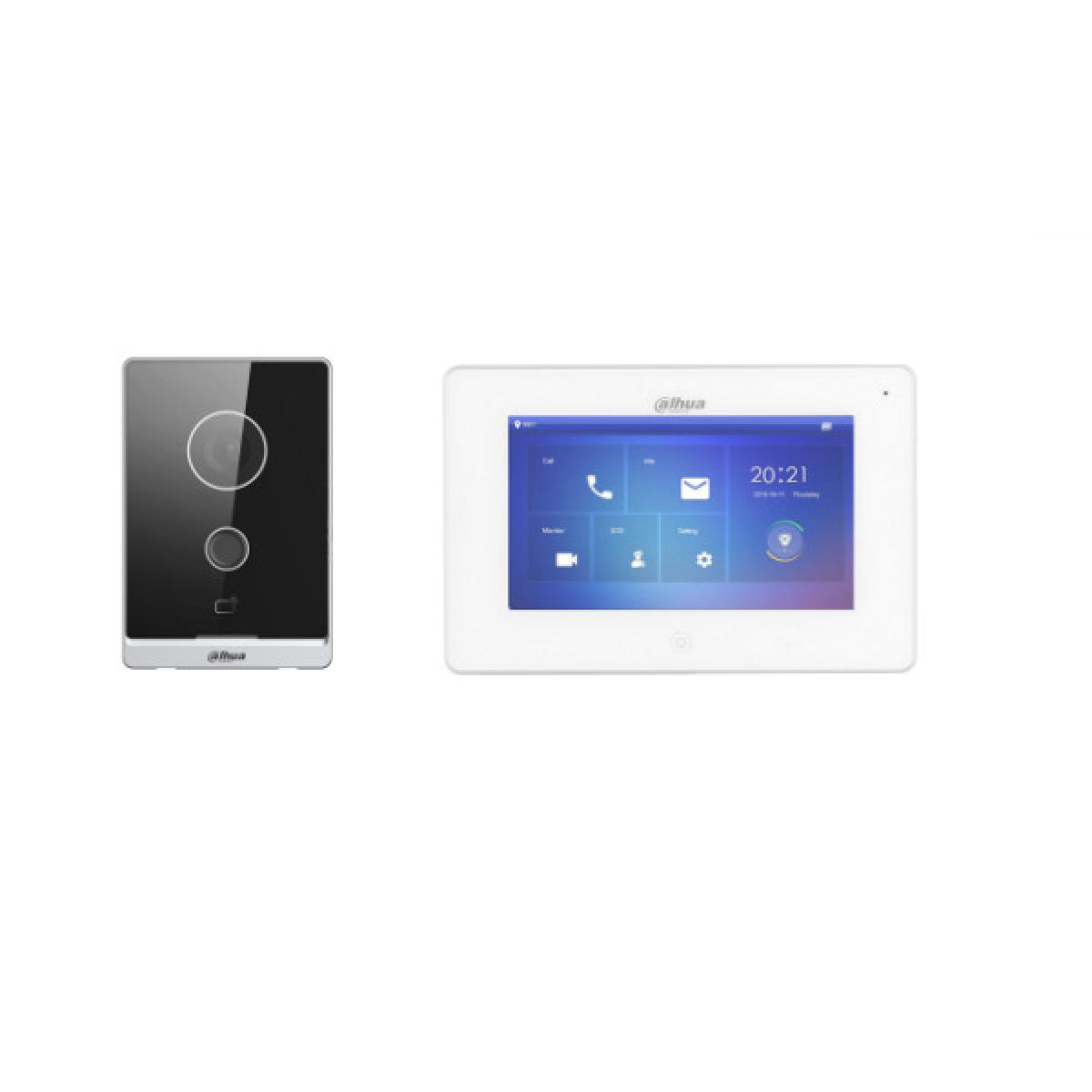 Portero Dahua Kit WiFi VTO2211G-WP + VTH5221DW