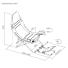 Soporte IntelAid IT-EGIB Base Plegable para Simulador Gaming