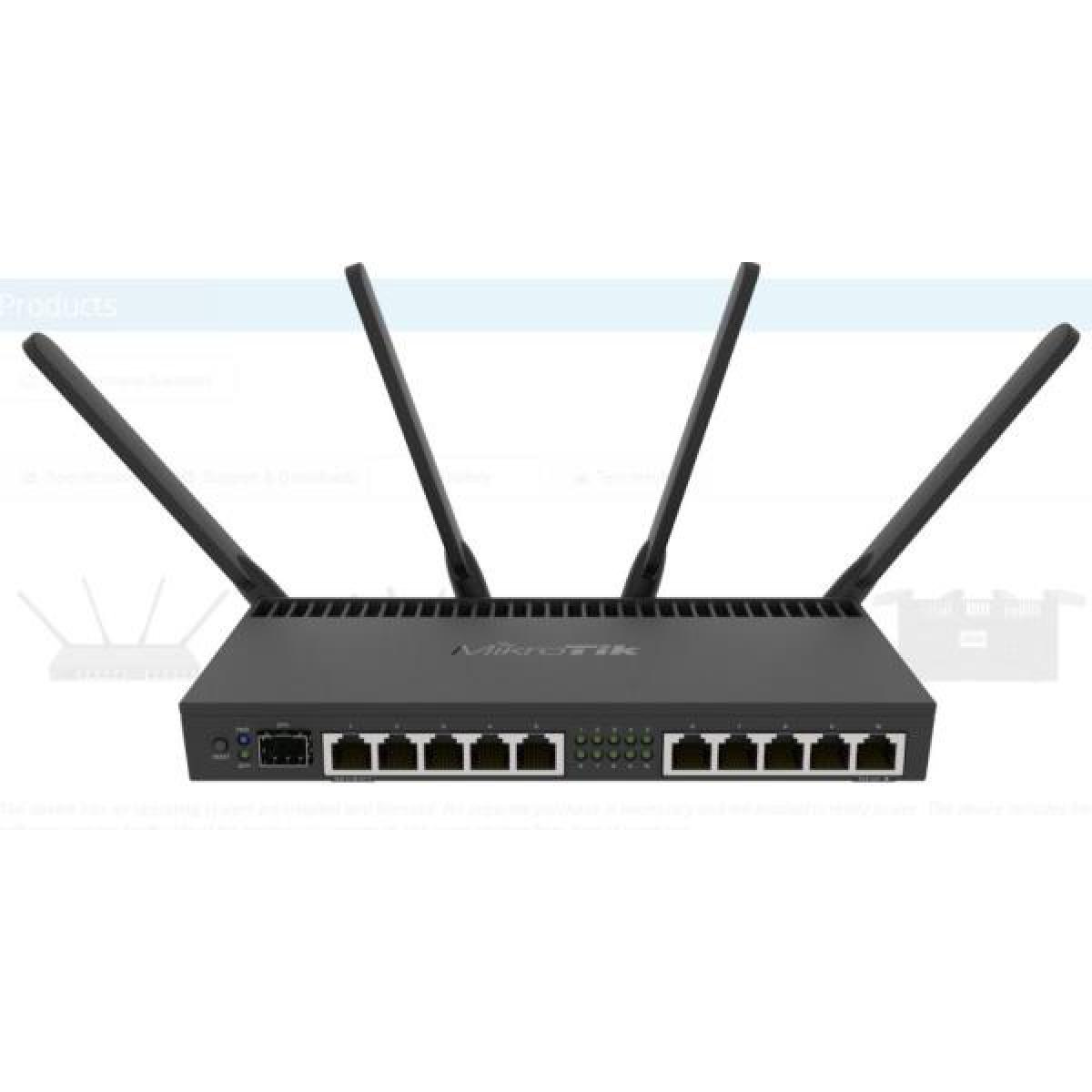 Router MikroTik RB4011iGS+5HACQ2HND-IN 10 Puertos Gigabit SFP+ WiFi