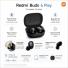 Auriculares Xiaomi redmi buds 6 play Negros