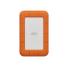 Disco Rígido Externo LaCie Rugged USB-C 2TB Resistente Naranja