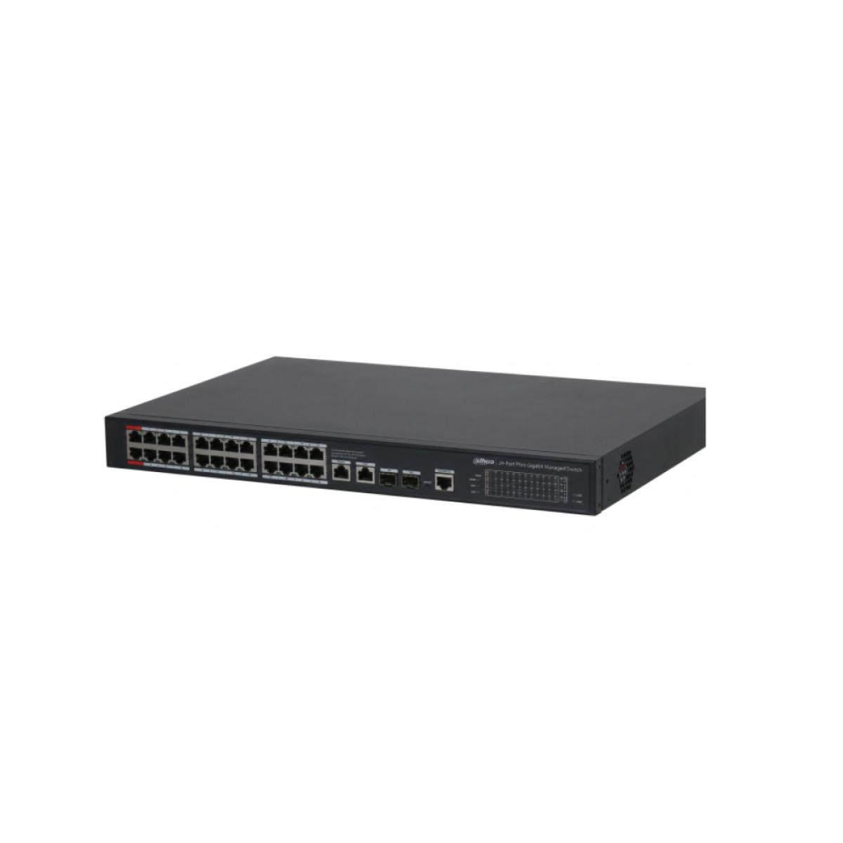 Switch PoE Dahua DH-S4228-24GT-360 24 Puertos Gigabit 360W 4 SFP