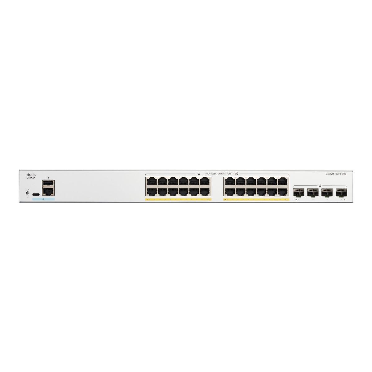 Switch Cisco C1300-24FP-4G 24 Puertos Gigabit PoE+ 4 SFP L3
