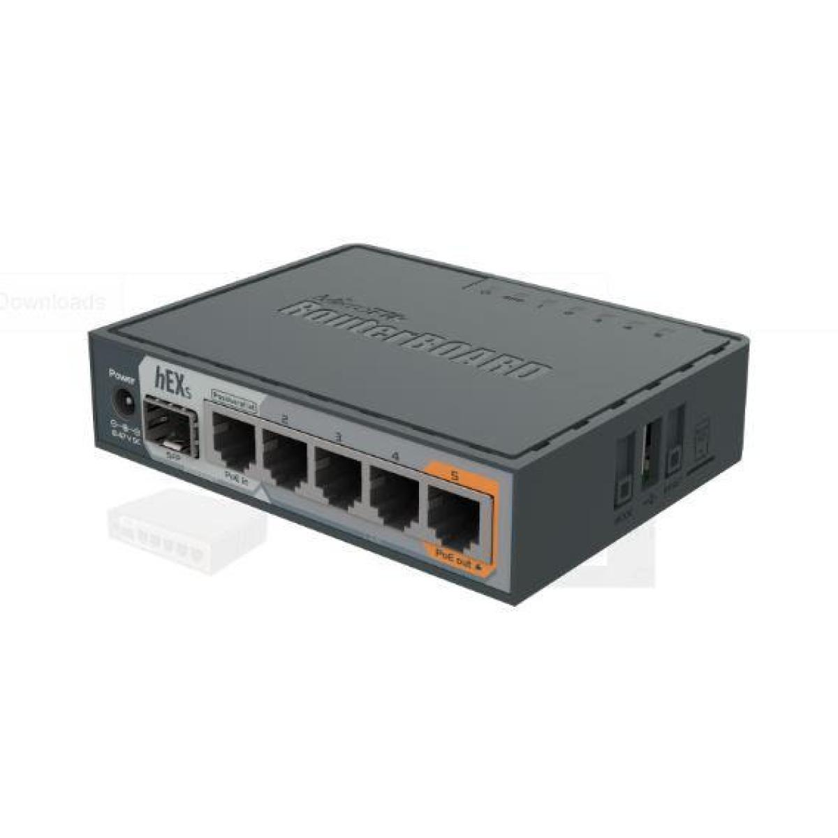 Router Mikrotik RB760iGS hEX S 5 Puertos Gigabit PoE