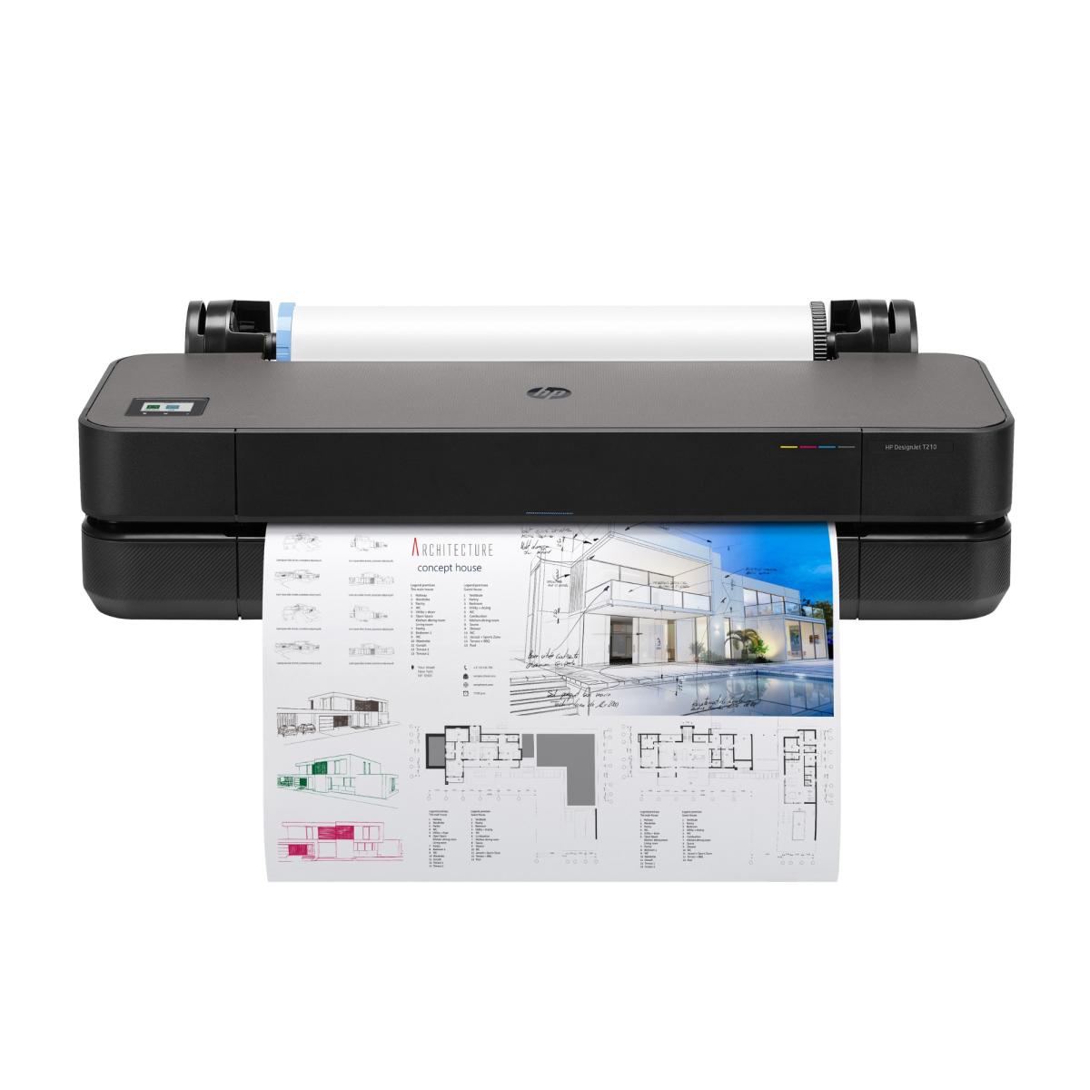 Plotter HP DesignJet T210 24 WiFi USB 2400x1200 DPI
