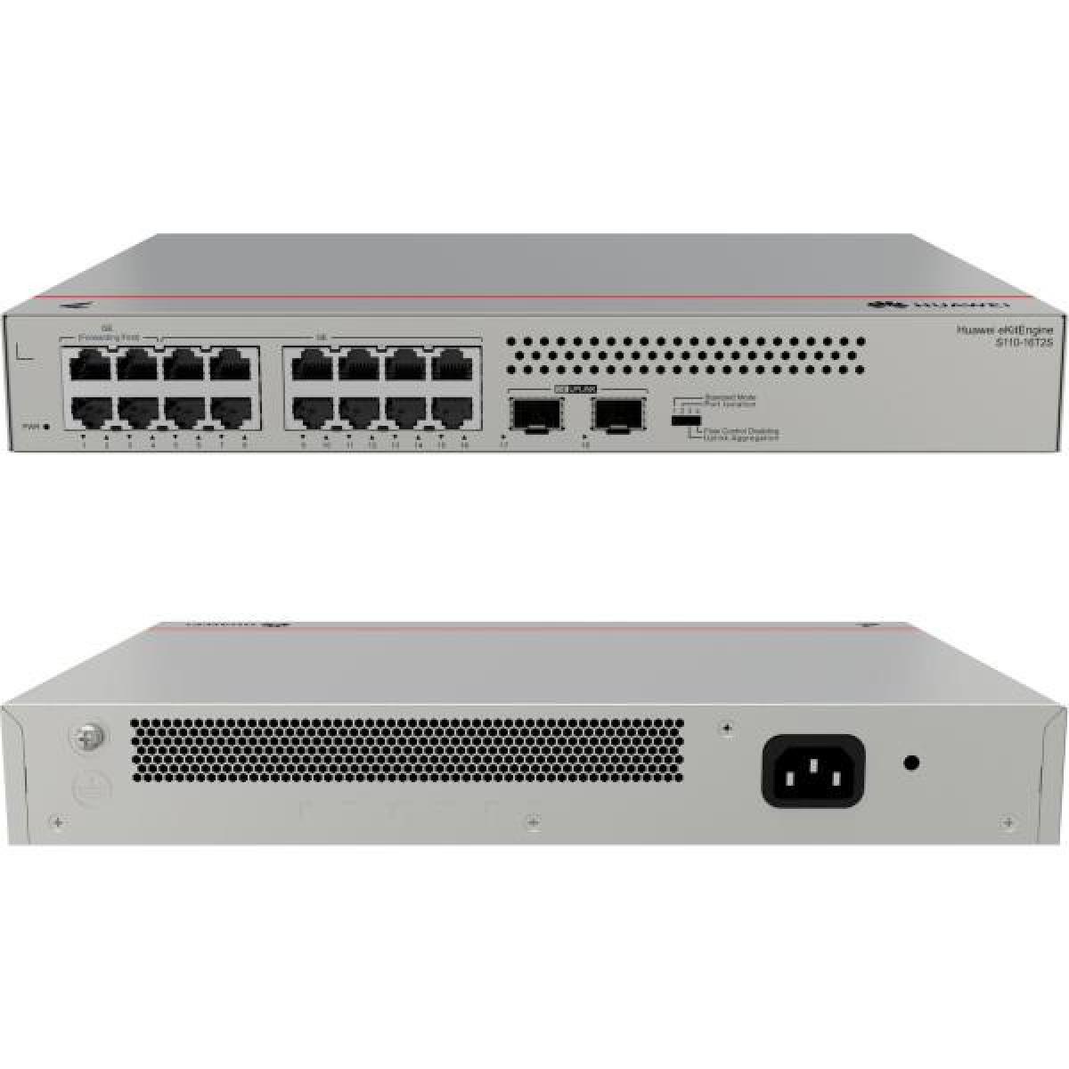 Switch Huawei S110-16T2S 16 Puertos Gigabit 2 SFP Layer 2