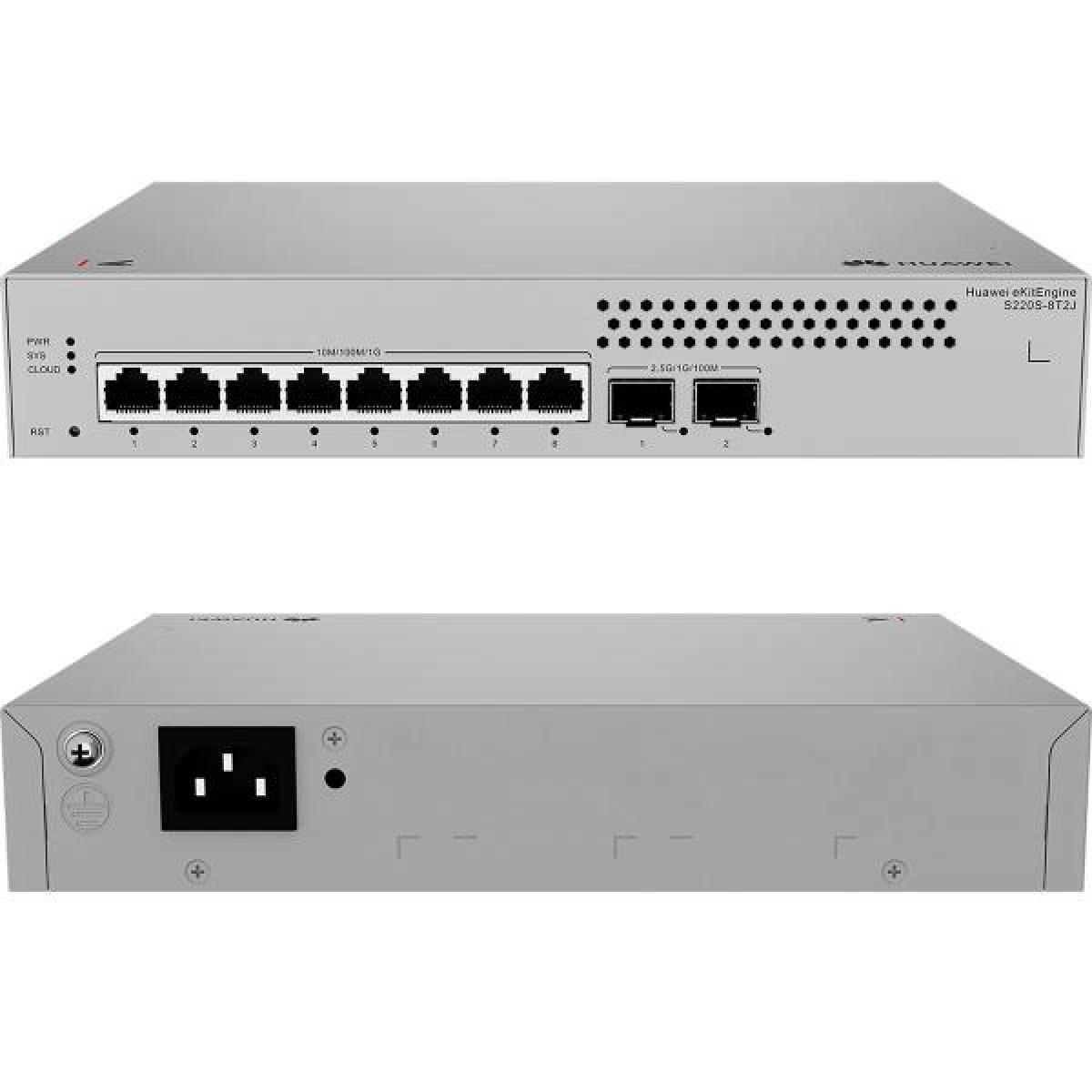 Switch Huawei S220S-8T2J 8 Puertos GE 2 SFP Layer 2