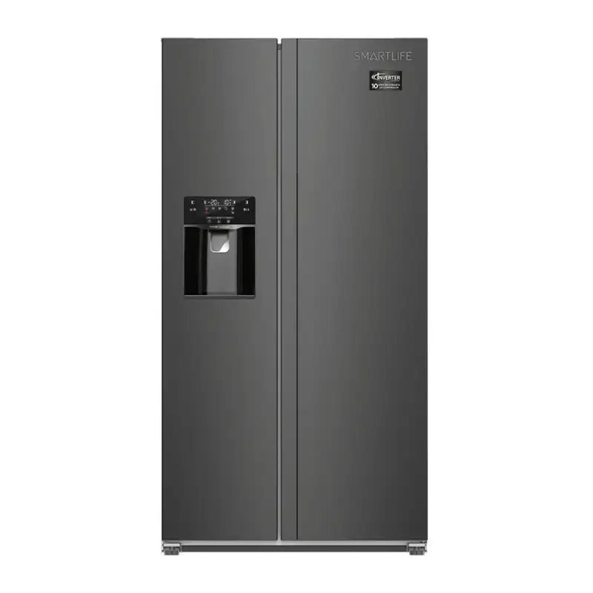 heladera 547lts sbys  no frost  inverter  acero   smartlife