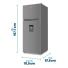 Heladera Philco Top Mount Inverter No Frost 402L Acero Inoxidable