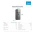 Heladera Midea 470L No Frost Inverter Negra con Dispenser