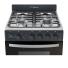 Cocina multigas 58cm Negra Evo Ormay c/grill eléctrico