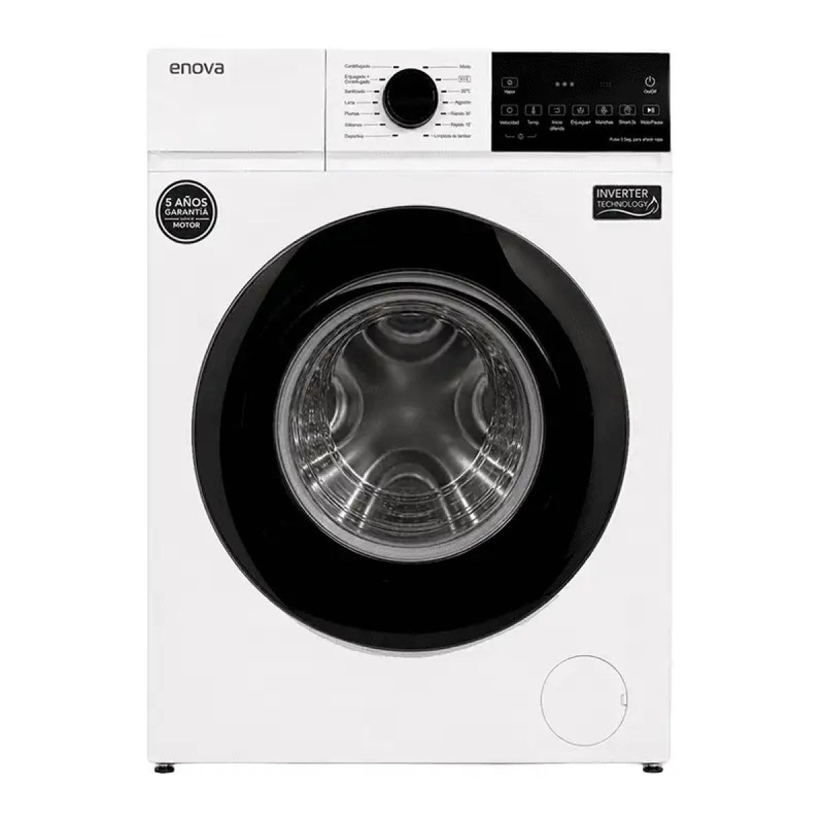 LE08F12-BL :: Lavarropas 8KG C. Frontal | Inverter | Blanco |Garantia 1 Ano :: E