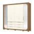 Ropero Henn Blanco 265x240 6 puertas 6 cajones c/espejo