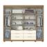 Ropero Henn Blanco 265x240 6 puertas 6 cajones c/espejo