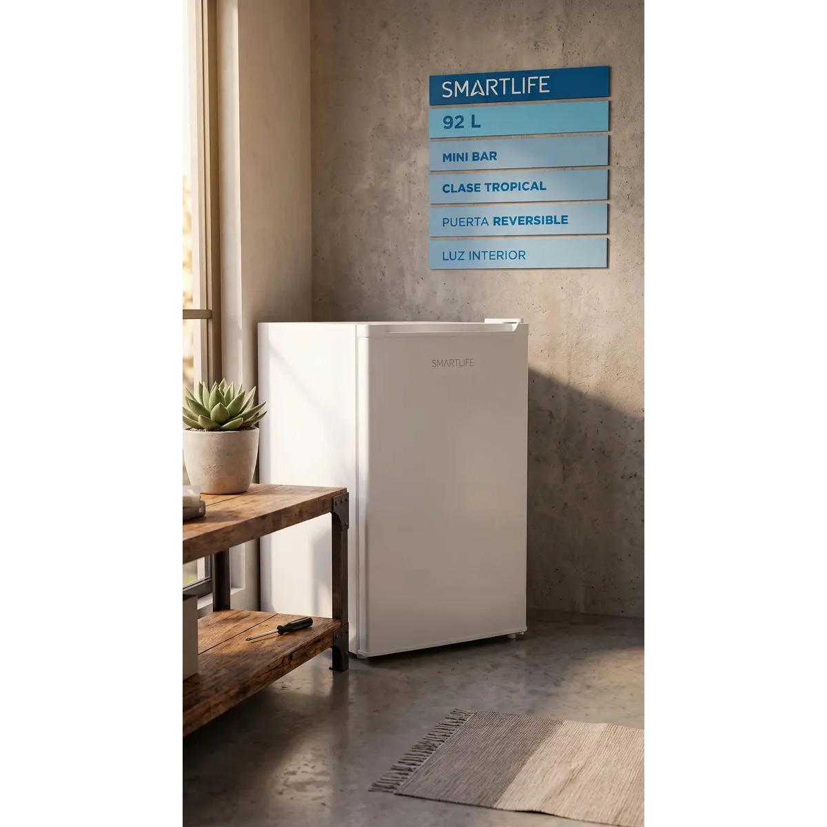 Heladera Bajo Mesada Smartlife SL-RMB090WH 92L Blanca Ciclica